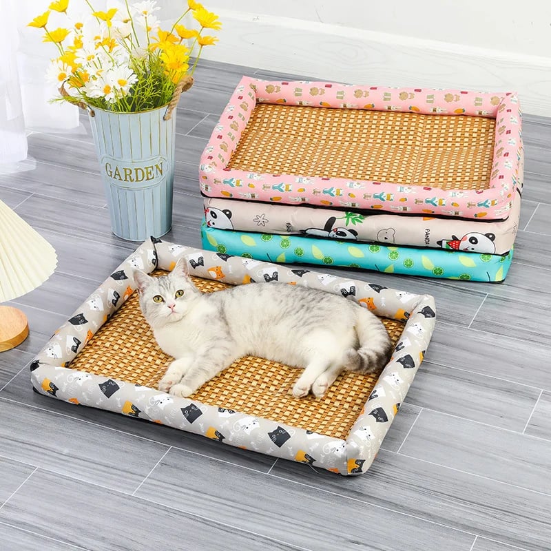 Ice Rattan Cooler Bed for Cats/Dogs