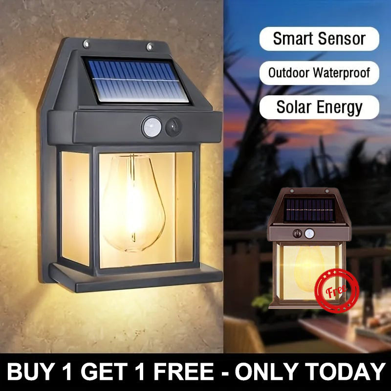 ✨️✨️Buy 1 Get 1 Free✨️✨️Solar Tungsten Waterproof Wall Light💥-14