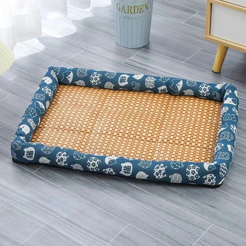 Ice Rattan Cooler Bed for Cats/Dogs-1