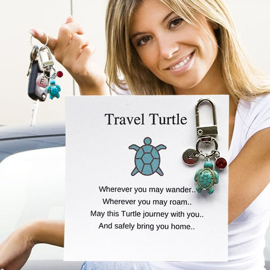 Handmade Turtle Keychain