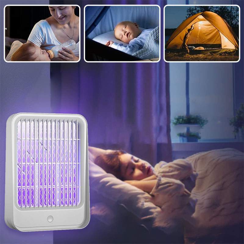 Low Noise Wall-Mounted Rechargeable Mosquito Zapper-4